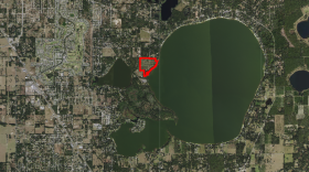 The proposed state purchase includes most of Ocklawaha Groves, which is highlighted on the aerial map. Image: Marion County Property Appraiser