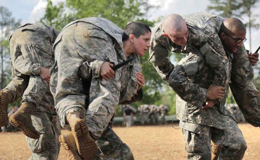 The buddy carry is one of the requirements of soldiers during the Ranger training program.