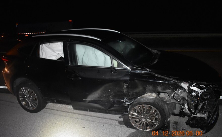 A Florida Highway Patrol trooper was seriously injured by debris after another driver hit his parked patrol vehicle along I-75 Sunday morning. The driver, Jonathan Munas, 32, of Sarasota, was charged with driving under the influence.