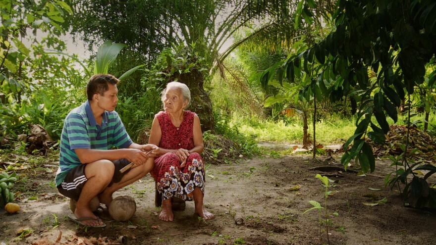 Adi and his mother, Rohani, who sees him as almost a reincarnation of the son who was murdered.