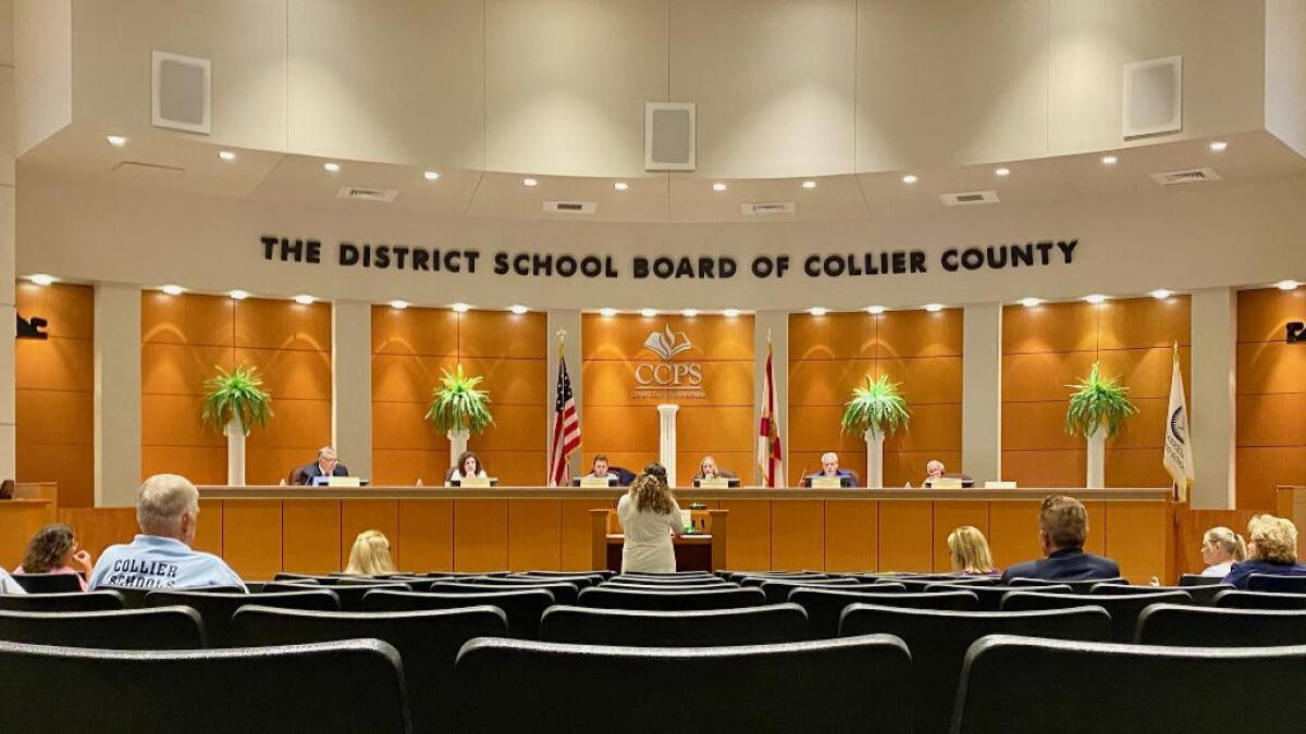 Silence, scolding and tension dominates Collier school budget discussion in board work session - Vimarsana News