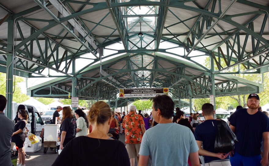 Overland Park Farmers Market is open Saturdays from mid-April to December.