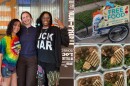 Sauce founder Gianni Vaccaro (left) and 4waukee's Radaya Ellis (right) with DJ Takeover host Carolann Grzybowski.