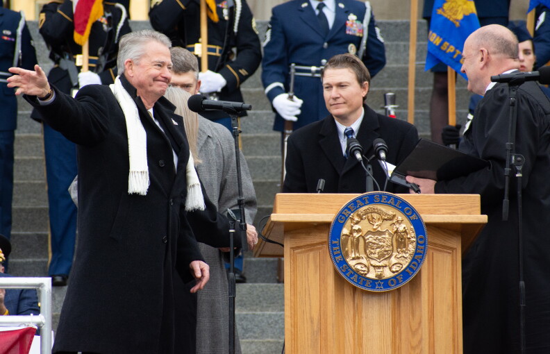 Governor Brad Little's second inauguration