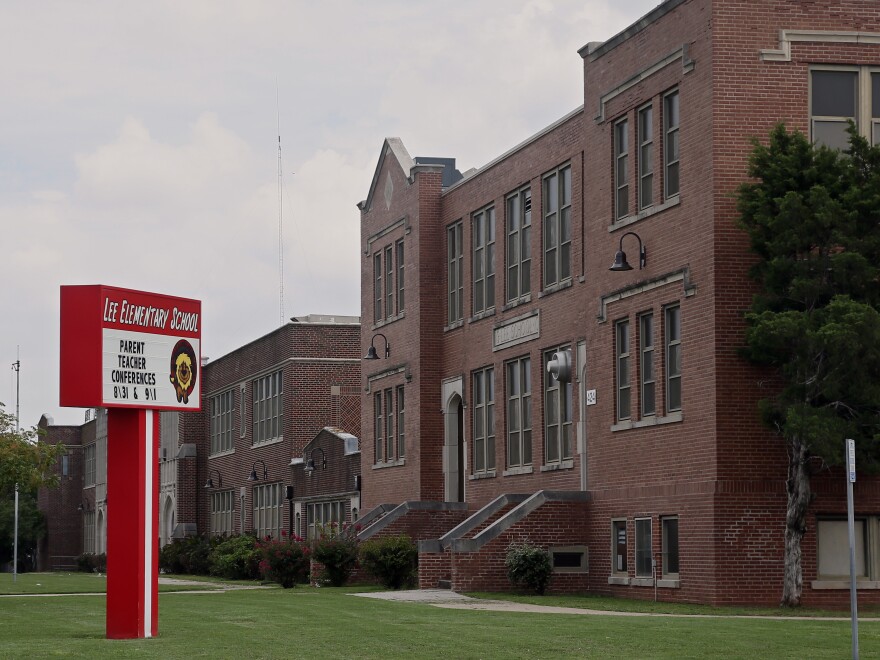 Lee Elementary in Oklahoma City where historians aren't sure if the school is named for Robert E. Lee, or Oscar Lee, a prominent Oklahoma businessman.
