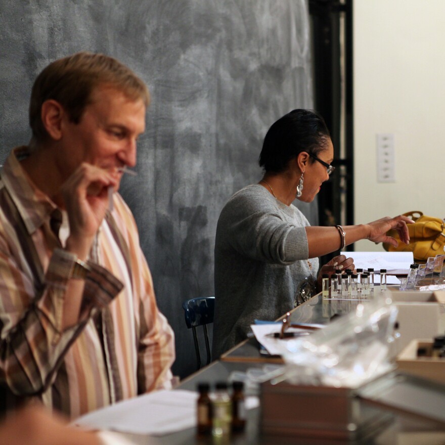 Regulars to the Institute have dubbed themselves the Smelly Vials Perfume Club.