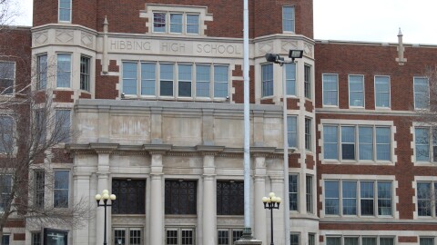 Hibbing High School on March 30, 2026.