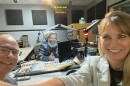 Dr. Michael Triege (left) and Dr. Melissa Fisher Paoni (right) of the Springfield Psychological Center join Jeff Williams (center) in the NPR Illinois Studios