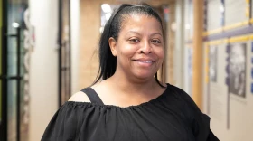 Pamela Franks is a home child care provider in Springfield who relies on money from federal child care and family services programs that are under threat from the Trump administration.