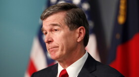 Gov. Roy Cooper speaks during a briefing at the Emergency Operations Center on June 2, 2020.
