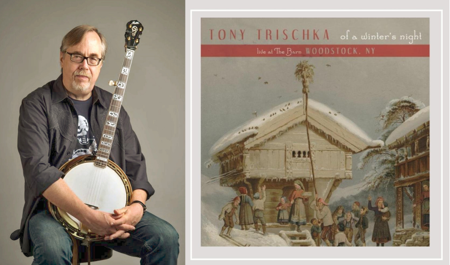 Tony Trischka and album cover "Of A Winter's Night"