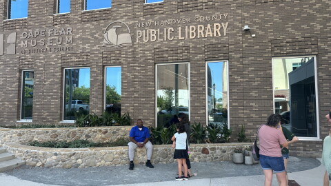 New Hanover County's downtown library and the Cape Fear Museum.