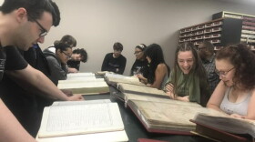 Several UK students spent much of the last year-and-a-half preparing old deeds and other records for the ongoing Digital Access Project, the results of which are available on the Fayette County Clerk's website.