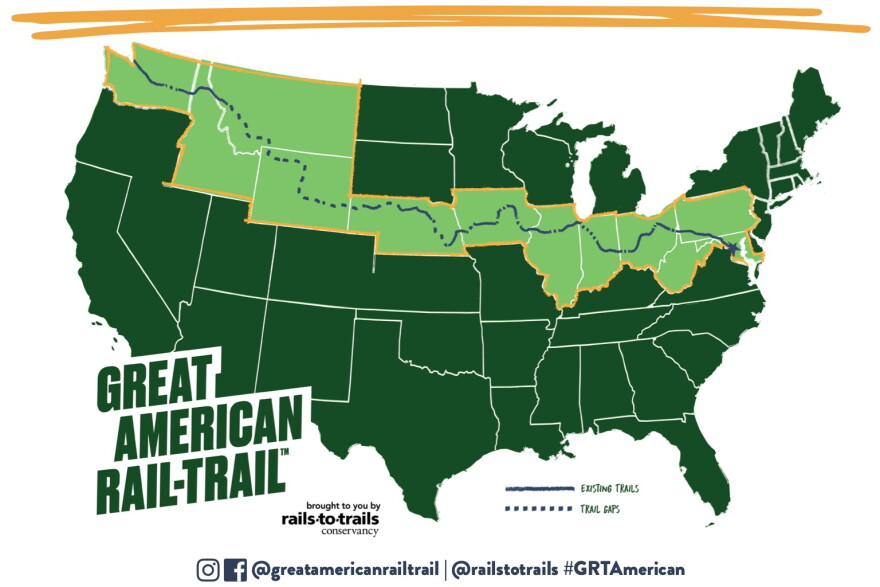 The trail will connect a series of memorials honoring the sacrifices of veterans.