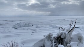 Lake Superior as seen from Stony Point, 2/6/2022