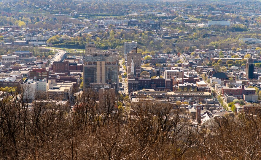 A view of the city of Reading, Pennsylvania. (Susan L. Angstadt / For Spotlight PA)