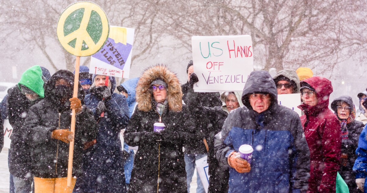 Protesters in Buffalo condemn ICE, military and prison violence