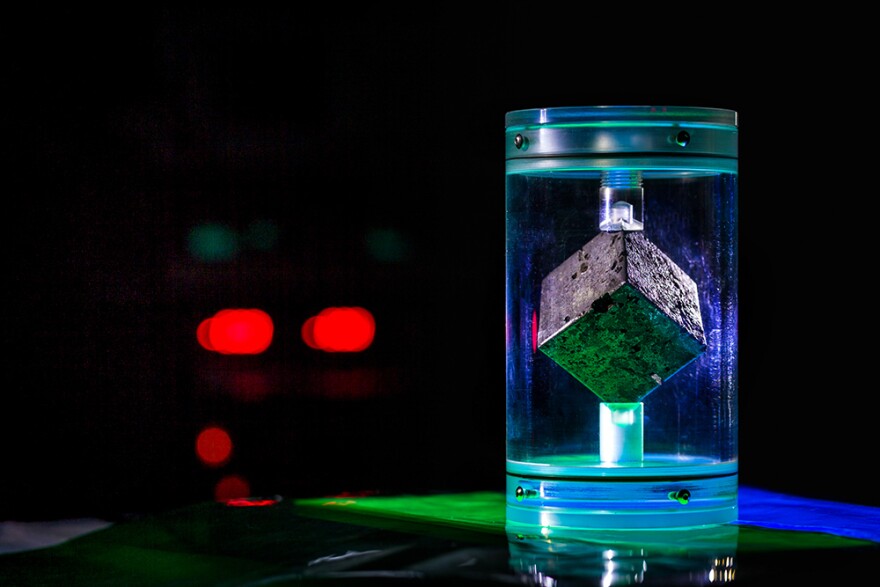 This cube of uranium metal came from a reactor that was built by the Nazis during World War II. Hundreds of others like it are now missing.