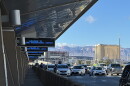 Outside a terminal at Harry Reid International Airport