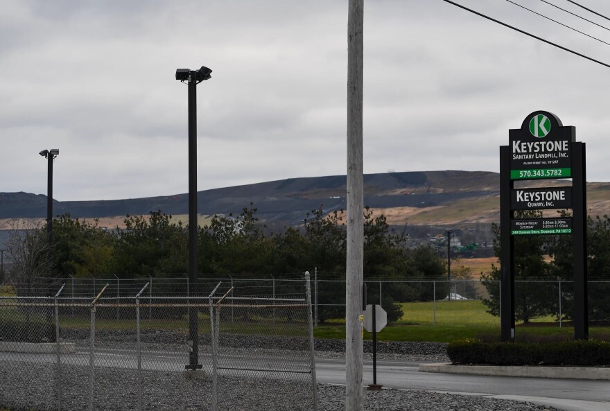 Keystone Sanitary Landfill Inc. occupies 714 acres in Dunmore and Throop.