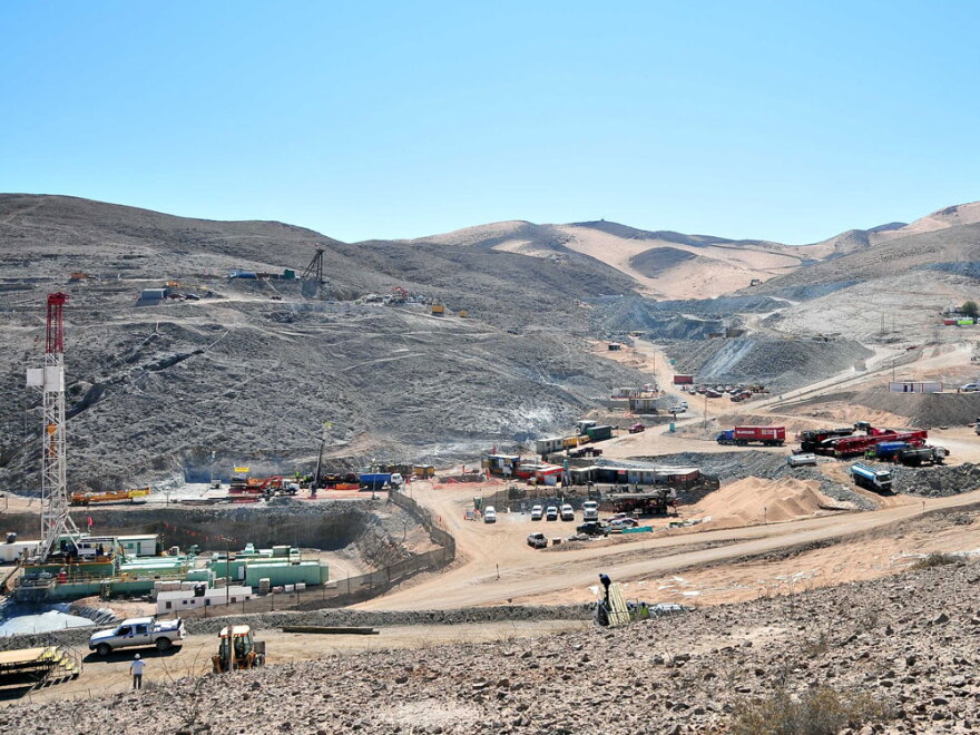 Overview of  the San Jose Mine zone near  Copiapo, Chile, where 33 trapped miners were brought to safety on Oct. 13.