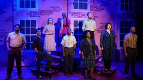 The cast of 'Smokey Joe's Cafe' at Jubilee Theatre in Fort Worth.