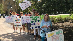 Chronic pain patients at Ohio Statehouse