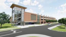 Ball State University's new four-level, 600-spot garage will be built on the eastern edge of the Muncie campus.