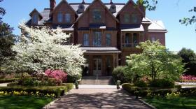 The North Carolina Executive Mansion in Raleigh, N.C. is just one of many executive houses occupied by Democrats in states with a Republican-majority legislature.