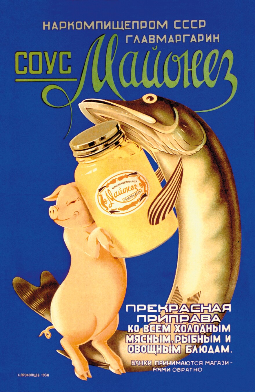 Russian mayonnaise — usually given a distinct flavor from the use of sunflower oil — started as a classic French sauce, but quickly became a beloved industrial product during Soviet times. It was also helpful for concealing subpar ingredients.