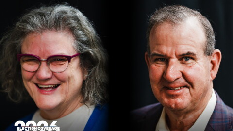 Texas House District 56 candidates Ashley Bean Thornton and Pat Curry.