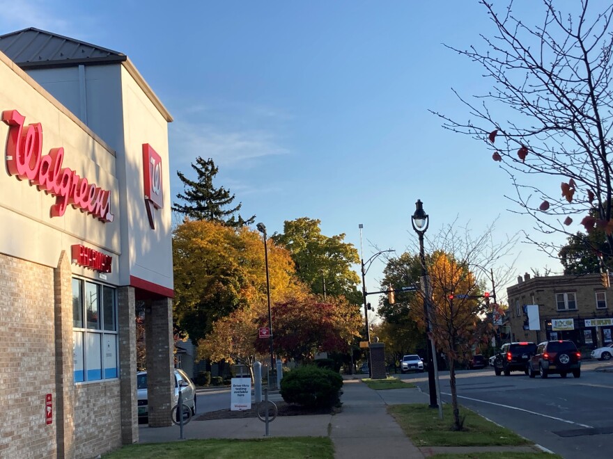 walgreen A view of the Walgreens store looking toward the corner of Thurston Road and Brooks Avenue in the city's 19th Ward. The company recently announced that the store would be closing on Nov. 7, 2022.