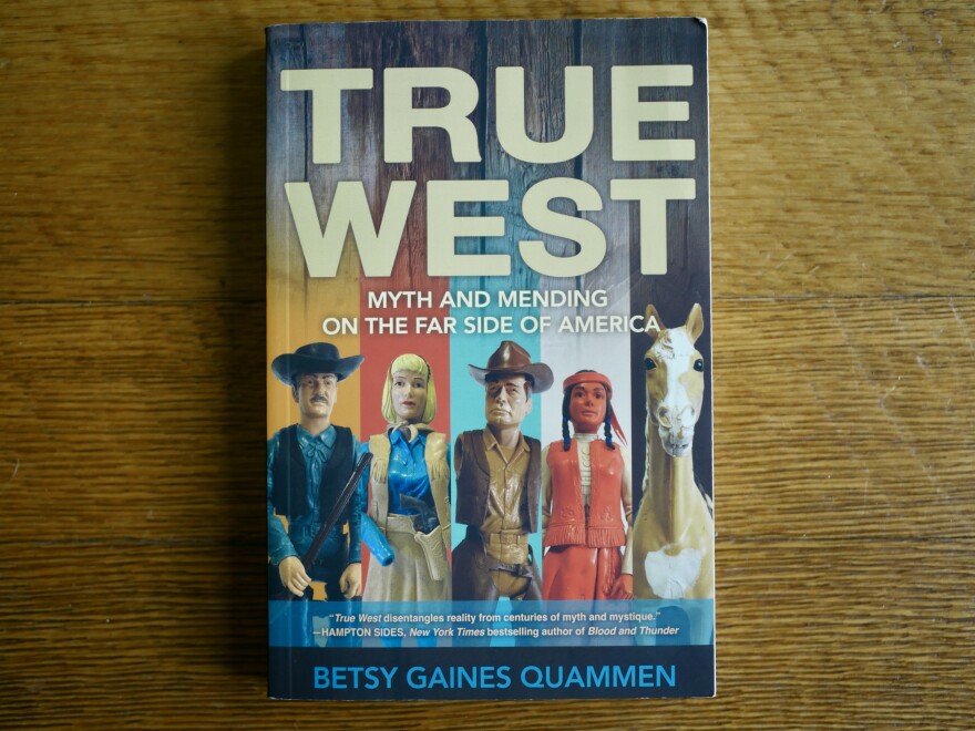 The cover of the book "True West"