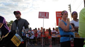 Runners and Walkers getting ready for Cooper River Bridge Run April 2014