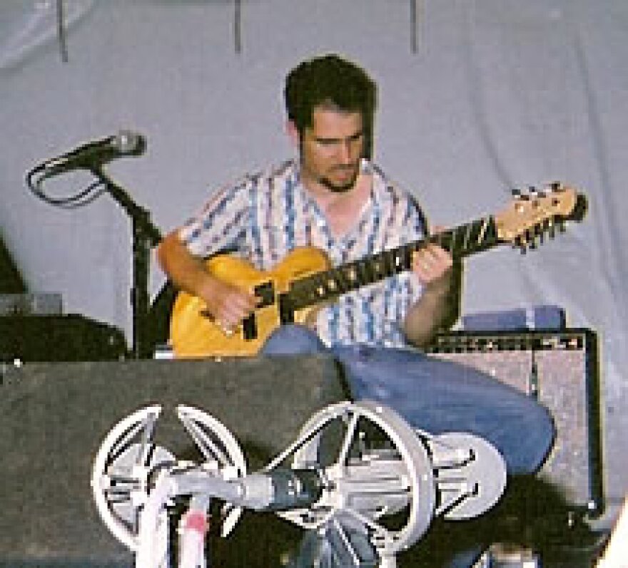 Charlie Hunter in Iowa City, 2003.