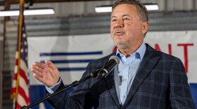 Oklahoma Attorney General Gentner Drummond announces his candidacy for governor on Jan. 13, 2025,  in Pawhuska, Oklahoma. This week, Drummond filed a federal lawsuit to make college tuition more expensive for in-state students without a valid immigration status.