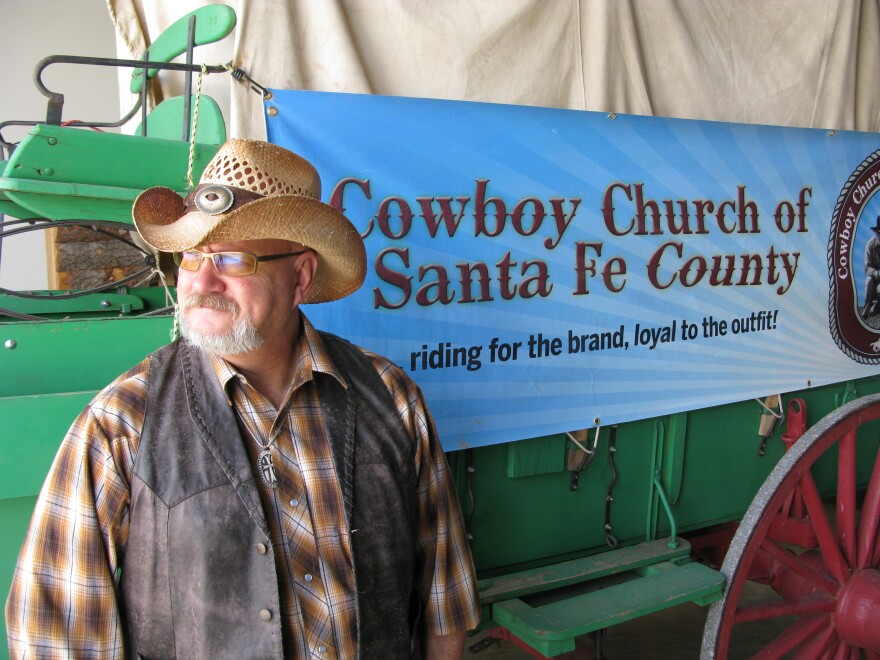 Steve "Doc" Timmons is pastor of the Cowboy Church of Santa Fe County, N.M.. "In a lot of ways it's what you would call unchurchy," he says of the cowboy church movement.