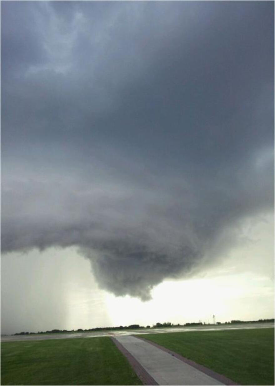  A tornado forming