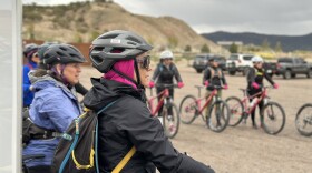 Members of the Mujeres y Pedales in Eagle County, Colorado.