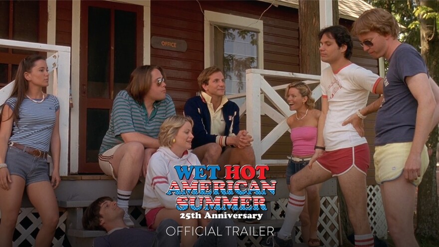 Still from Wet Hot American Summer's 25th Anniversary trailer