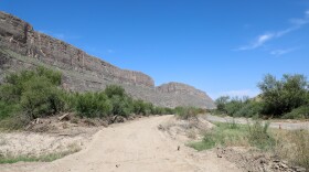 Federal contractors have cleared a portion of land next to an existing paved road in Big Bend National Park in recent days.