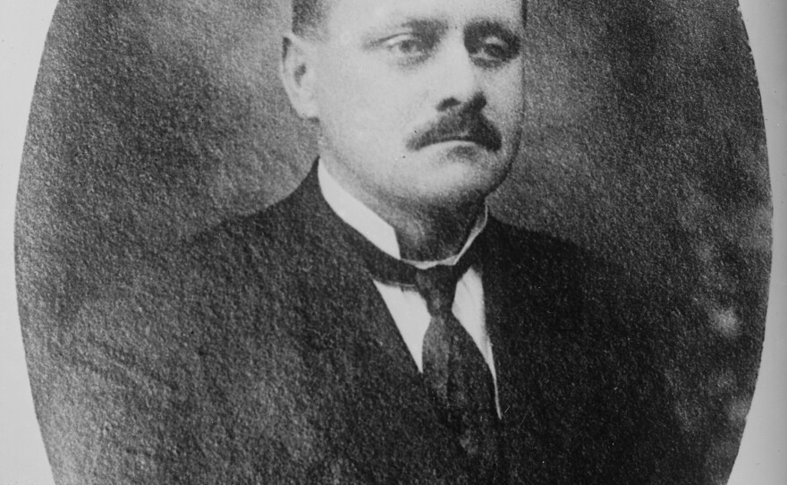 John F. Schrank shot at President Theodore Roosevelt in 1912 and was sentenced to live in mental institution in 1914.