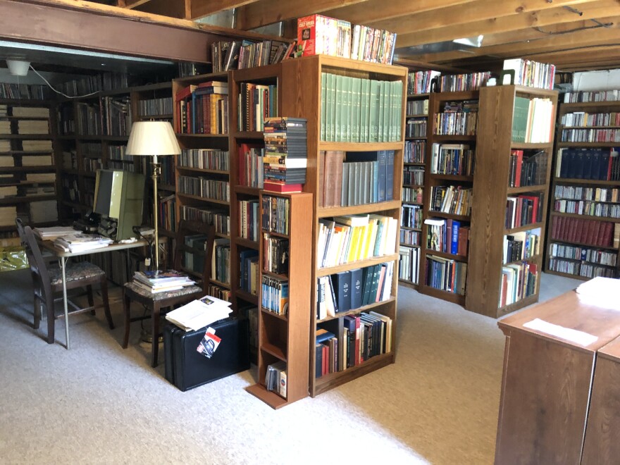 Ted Albrecht's basement has been converted to a storehouse of historical records, recordings, transcripts, and manuscripts detailing Vienna and Europe during Beethoven's lifetime.