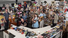 Sierra Hull performs at NPR's Tiny Desk in Washington, D.C. in June, 2025.