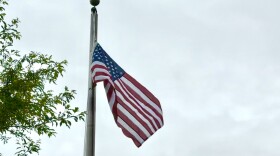 An American flag is raised at the Buffalo and Erie County Naval and Military Park on June 10, 2026 in Buffalo, New York in preparation for Flag Day (June 14).
