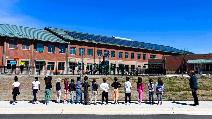 Lyons Farm Elementary got a rooftop solar installation in 2023.