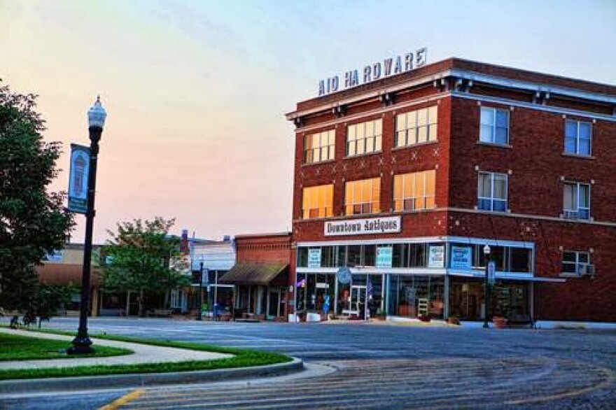 The Downtown Antique Mall is one of several businesses and restaurants on the historic court square in West Plains, Missouri.