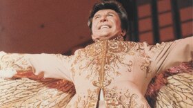 Liberace on stage in 1983.