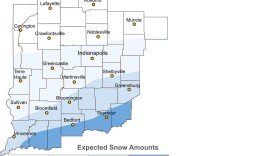 The first system is expected to arrive Tuesday morning.