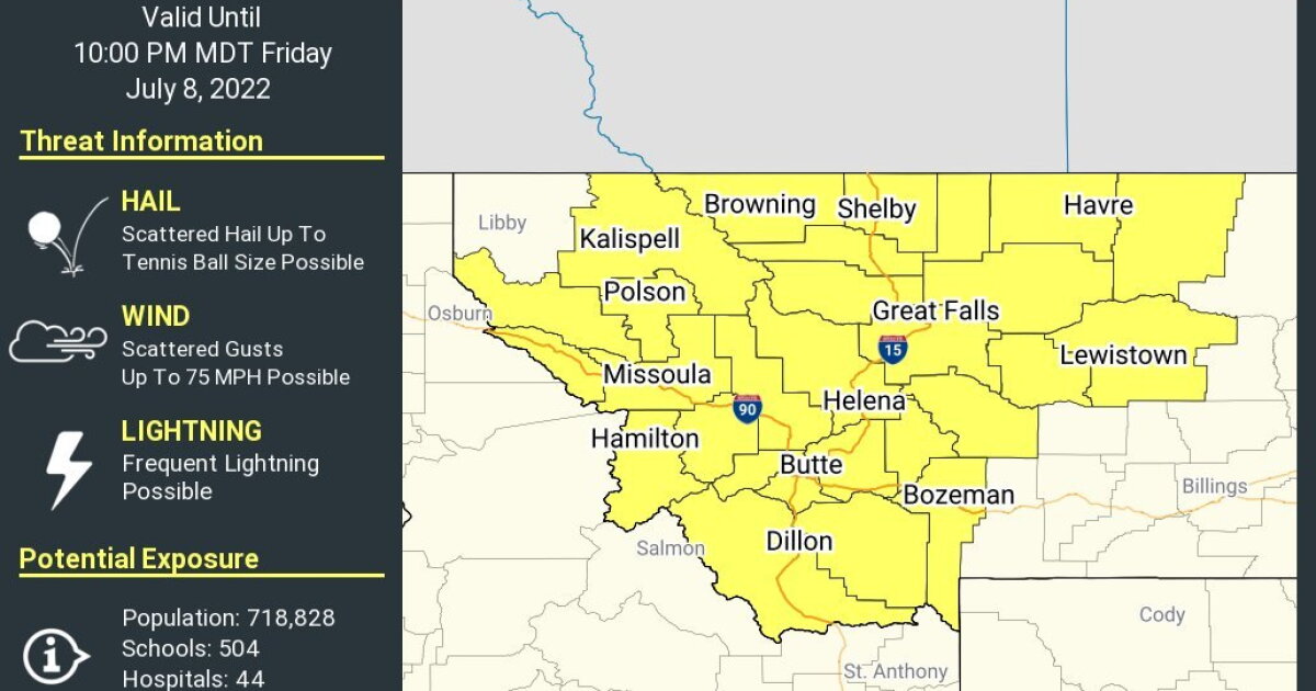 Severe thunderstorms are hitting western Montana | Montana Public Radio